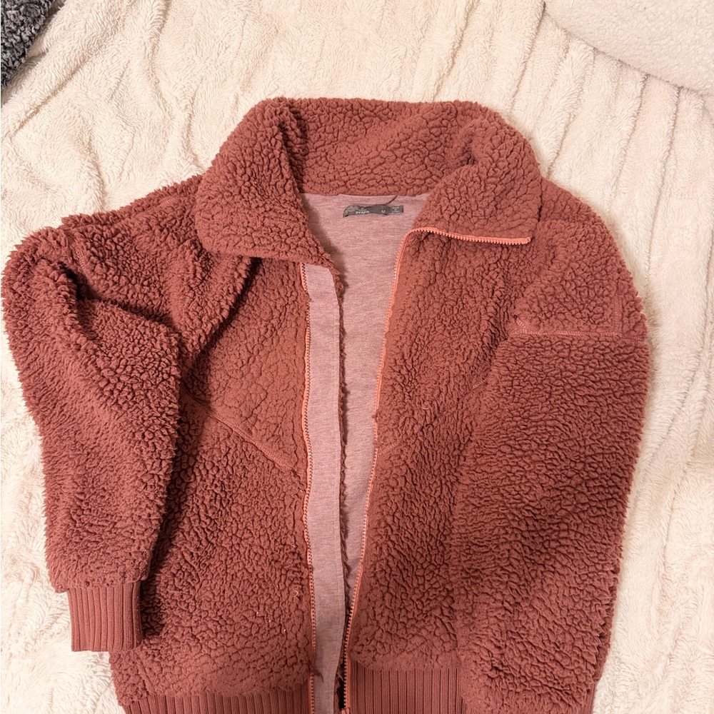 Prana Teddy Jacket in Warm Brown